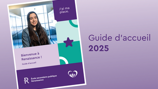 Page titre du guide d'accueil